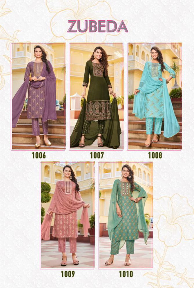 Zubeda 1 Festive Wear Wholesale Readymade Salwar Suit
